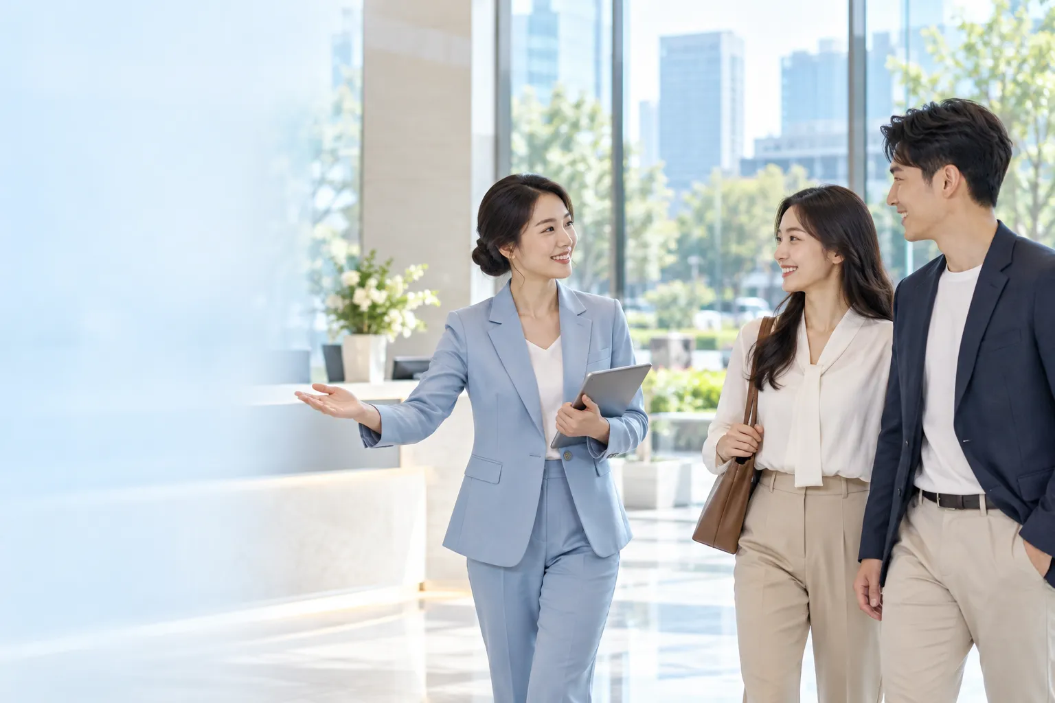 OPC 本地合伙人为候选人提供服务的 AI 生成场景